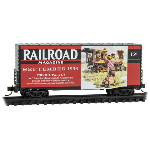 MICRO-TRAINS N Railroad Magazine "The Old One Spot" 40' Hy-Cube Box Car, September 1938