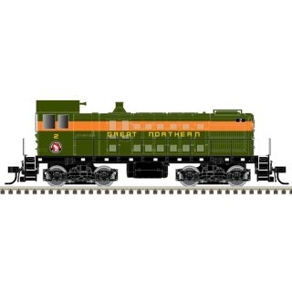 ATLAS N DCC/ESU LokSound V5 Equipped Alco S-2 Locomotive Great Northern 'simplified' GN #2