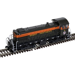 ATLAS N  DCC/ESU LokSound V5 Equipped Alco S-2 Locomotive Great Northern 'simplified' GN #7