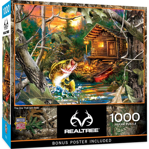 MASTER PIECES 1000-PIECE PUZZLE Realtree - The One That Got Away