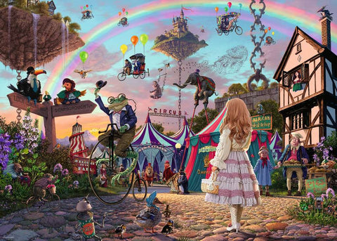 RAVENSBURGER 1000-PIECE PUZZLE Look & Find: Enchanted Circus