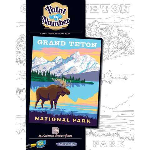 MASTER PIECES National Parks - Grand Teton Paint by Number