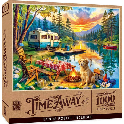 MASTER PIECES 1000-PIECE PUZZLE Time Away - The Lake is Calling