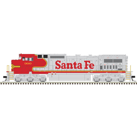 ATLAS N DCC/ESU LokSound V5 Equipped DASH 8-40CW Locomotive Santa Fe 'Warbonnet' ATSF #900