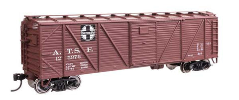 WALTHERS 40' ARA Single Sheathed Boxcar with Dreadnaught Ends - Ready to Run -- Santa Fe #125976