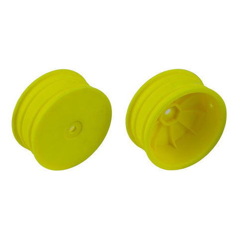 ASSOCIATED 4WD FRONT WHEELS YELLOW