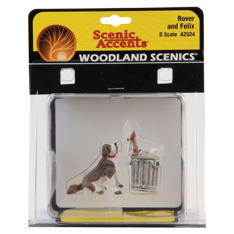 WOODLAND SCENICS G Figures: Rover & Felix