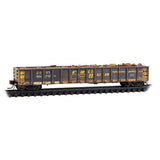 MICRO-TRAINS N Gondola, 50' Steel Side 15-Panel, CSXT/NS Ex-Conrail (weathered) 2-Pack