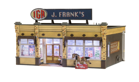 WOODLAND SCENICS O Build-&-Ready: J. Frank's Grocery