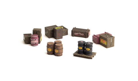 WOODLAND SCENICS O Figures: Assorted Crates