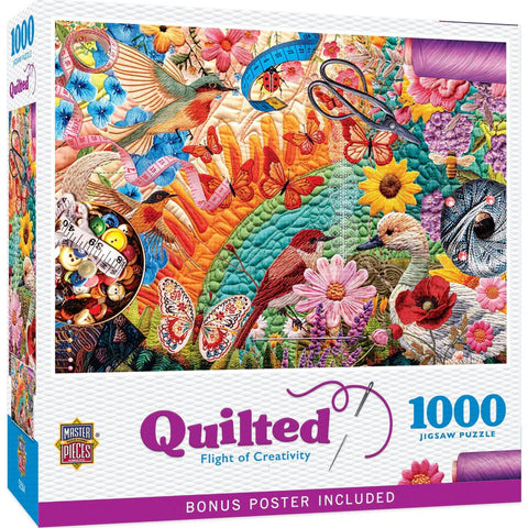 MASTER PIECES 1000-PIECE PUZZLE Flight of Creativity