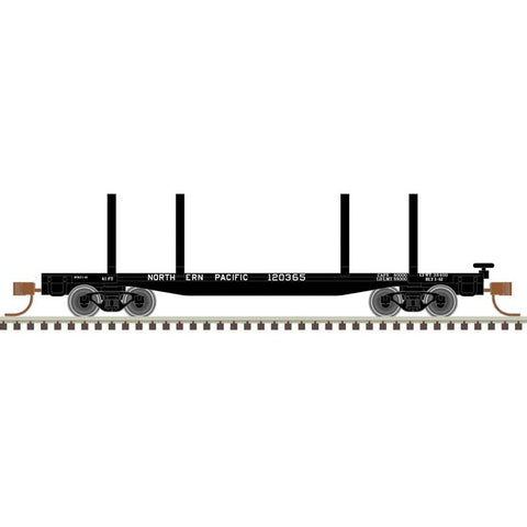 ATLAS N Flat Car, 45' Logging, NP #120373
