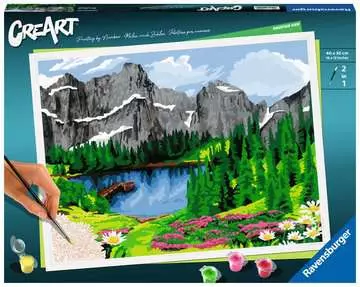 CREART  Mountain View Paint by Number 12x16