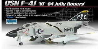 ACADEMY 1/48 F4J VF84 Jolly Rogers USN Fighter