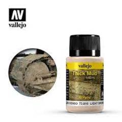 VALLEJO 40ml Bottle Light Brown Thick Mud Weathering Effect