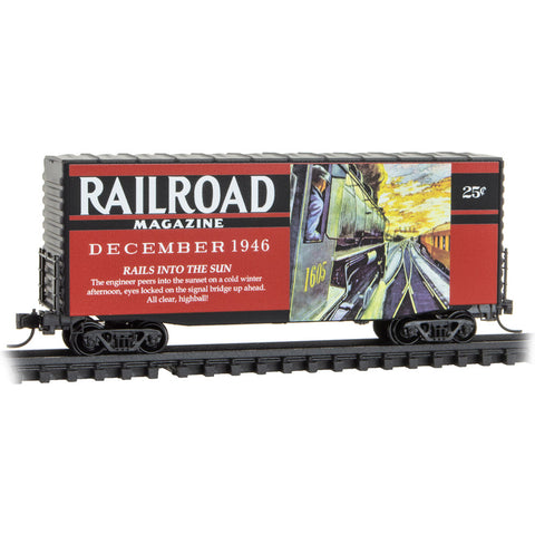 MICRO-TRAINS N Railroad Magazine "Rails Into The Sun" 40' Hy-Cube Box Car, December 1946