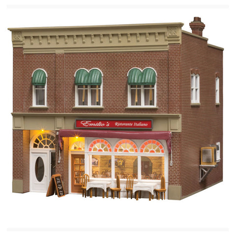 WOODLAND SCENICS HO Build-&-Ready: Emillo's Italian Restauran
