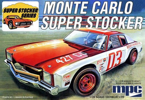 MPC 1/25 1971 Chevy Monte Carlo Super Stocker Race Car