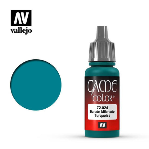 VALLEJO 18ml Bottle Turquoise Game Color