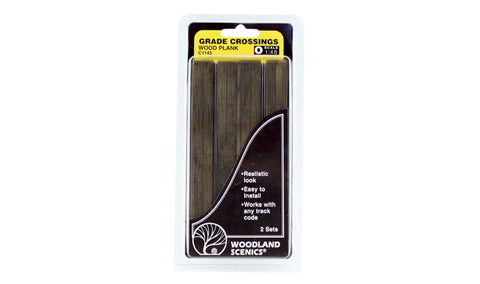 WOODLAND SCENICS O Grade Crossing: Wood Plank