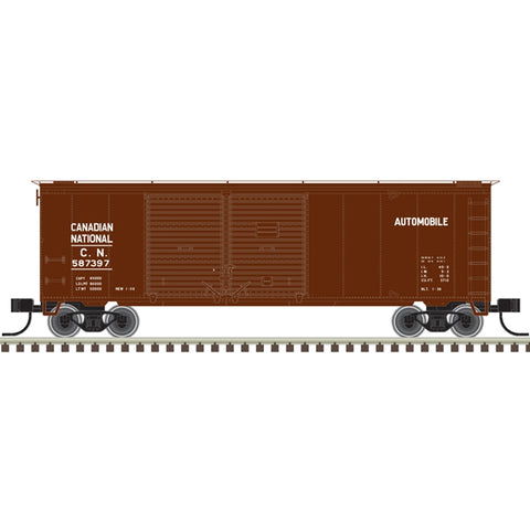 ATLAS N Boxcar, 40' Double Door, CN #587384