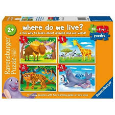 RAVENSBURGER Where Do I Live 6/8/1
