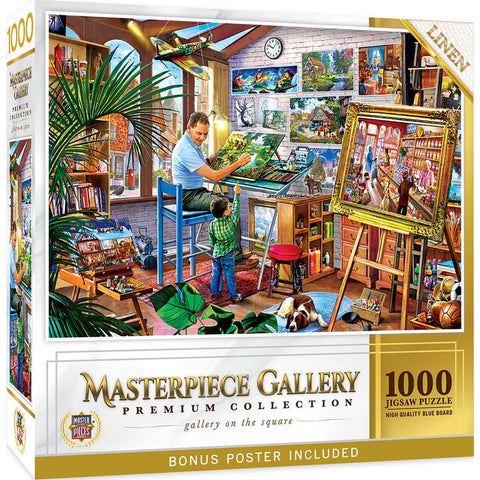 MASTER PIECES 1000-PIECE PUZZLE Masterpiece Gallery - Gallery on the Square