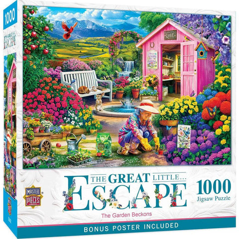 MASTER PIECES 1000-PIECE PUZZLE The Great Little Escape - The Garden Beckons