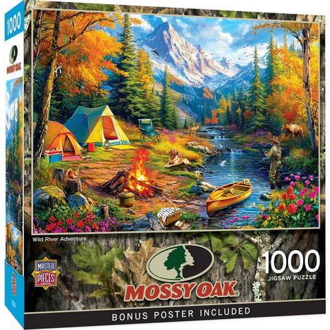 MASTER PIECES 1000-PIECE PUZZLE Mossy Oak - Wild River Adventure