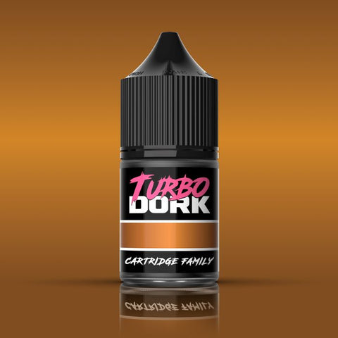 TURBO DORK Cartridge Family Metallic Acrylic Paint 22ml Bottle