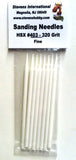 HOBBY STIX 320 Grits Fine Sanding Needles (8/Bag)