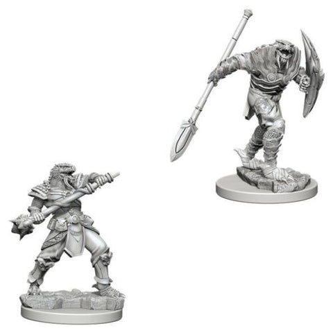 D&D DRAGONBORN MALE FIGURE W/SPEAR
