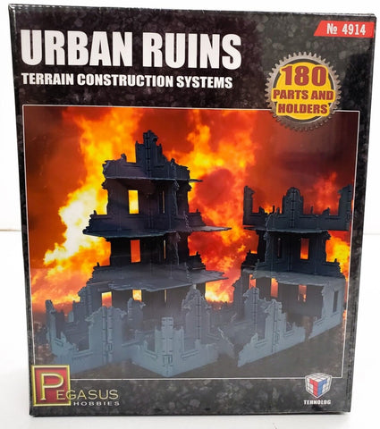 PEGASUS 28mm Gaming: Urban Ruins Terrain Construction Set