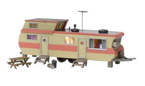 WOODLAND SCENICS N Build-&-Ready: Double Decker Trailer