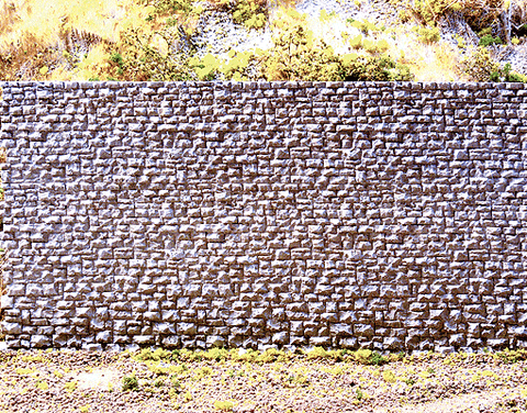 CHOOCH HO Random Stone Retaining Wall -- Small - 6-3/4 x 3-5/8" 16.8 x 9cm