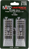 KATO HO Unitrack 109mm 4-1/4" Straight Bumper (2)