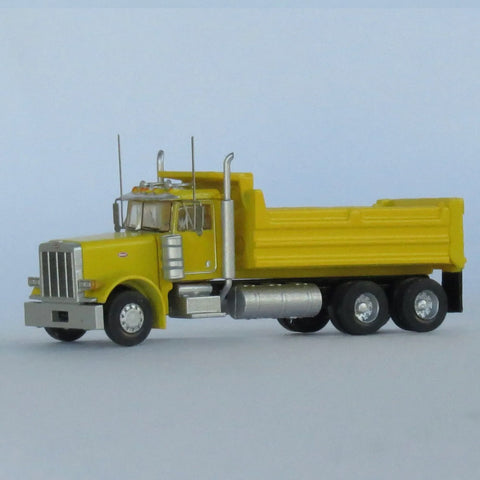 N PETERBILT DUMP TRUCK 3-AXLE YELLOW