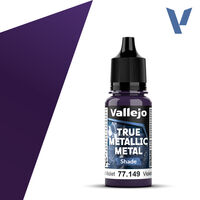 VALLEJO 	18ml Bottle Celestial Violet (Shade) True Metallic Metal