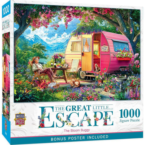 MASTER PIECES 1000-PIECE PUZZLE The Great Little Escape - The Bloom Buggy