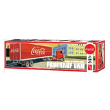 AMT 1/25 Coca-Cola Fruehauf Van Model FB Beaded Panel Trailer