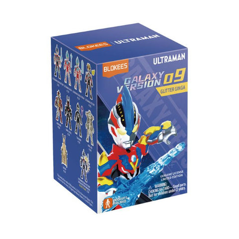 BLOKEES Ultraman: Galaxy Version 09 Glitter Ginga (4" Pre-Painted Snap)