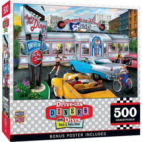 MASTER PIECE 550-PIECE PUZZLE Rock&Roll Dinner