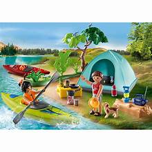 PLAYMOBIL Camping with Campfire