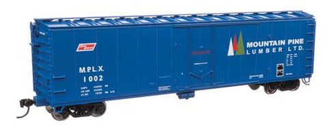 WALTHERS 50' PC&F Insulated Boxcar - Ready to Run -- Mountain Pine Lumber #1002