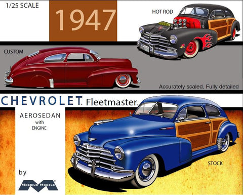 MOEBIUS 1/25 1947 Chevrolet Fleetmaster Aerosedan Car
