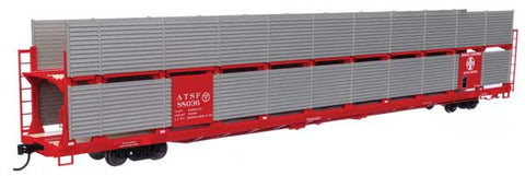 WALTHERS HO Auto Rack, 89' Bi-Level Shielded, ATSF #88036