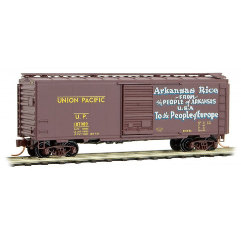 MICRO-TRAINS N Boxcar, 40' Single Door, UP #187989 (Friendship Series)