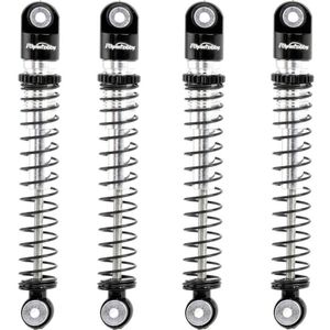 POWER HOBBY 1/24 Aluminum 54mm Long Travel Shocks, Black, for Axial SCX24 Jeep / Bronco