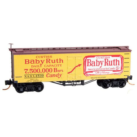 MICRO-TRAINS N Reefer, 36' Double-Sheathed, NADX #4530 (Baby Ruth #3)