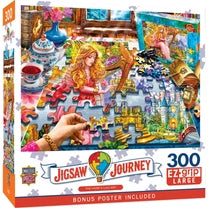MASTER PIECES 300-LARGE PIECE PUZZLE Jigsaw Journey - The Harp's Lullaby